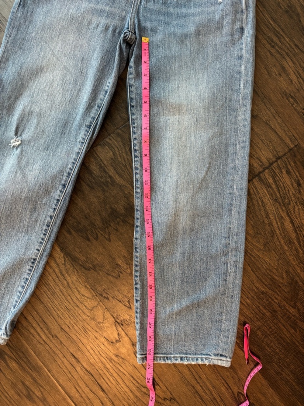 Pistola High Waisted Straight Leg Medium Wash Jeans Size 26 - Picture 12 of 13